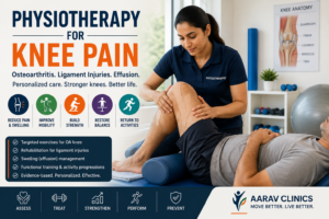 Physiotherapy for knee pain, osteoarthritis and ligament injuries